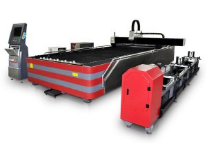 затворена тип cnc влакна машина за сечење 500w / 1000w голема јачина